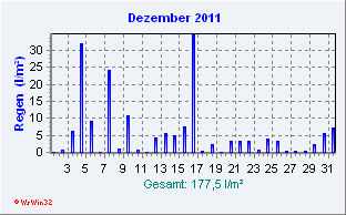 Januar 2011 Niederschlag